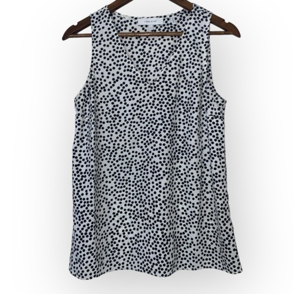 Lark & Ro polka dot tank top SIZE 4